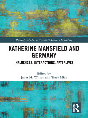 cover image of Katherine Mansfield and Germany